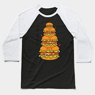 Hamburger Stack Baseball T-Shirt